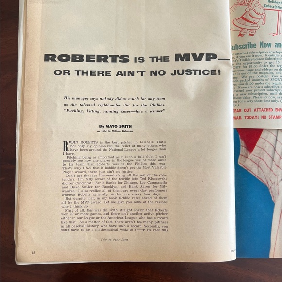 December 1955 SPORT Magazine - Picture 4 of 16